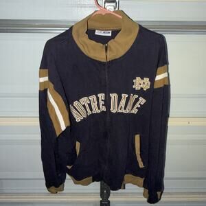 Vintage Notre Dame Fighting Irish Size XXL Russell Athletic Jacket Track Mens